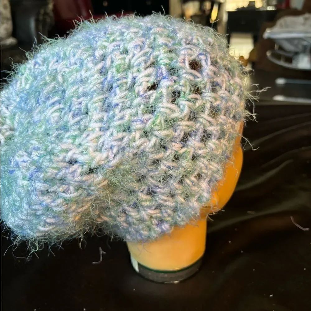 NEW Handmade Crocheted Adult Hat - Picture 4 of 8